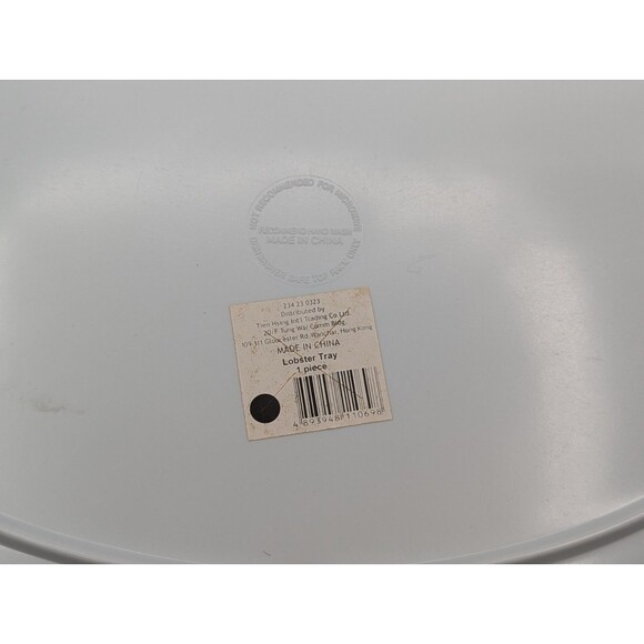 Lobster Tray Platter 8 Steps HOW TO EAT A LOBSTER Nautical Beach Seafood Seaside - Picture 10 of 10